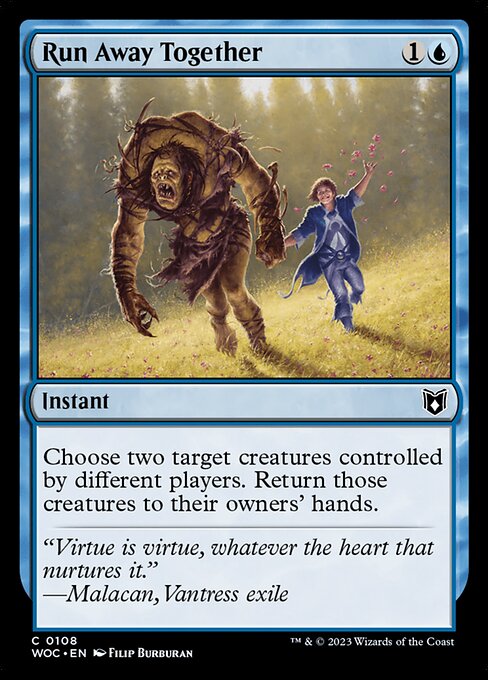 Run Away Together - Wilds of Eldraine Commander - 108