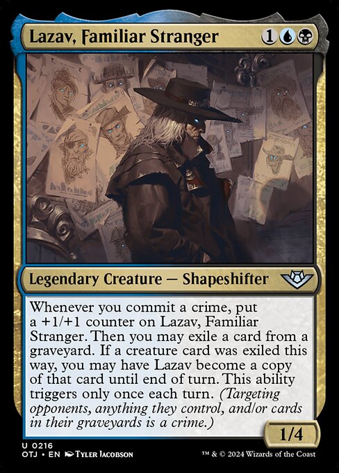 Lazav, Familiar Stranger - Outlaws of Thunder Junction - 216