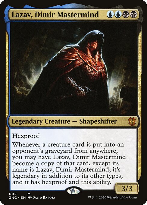 Lazav, Dimir Mastermind - Zendikar Rising Commander - 92