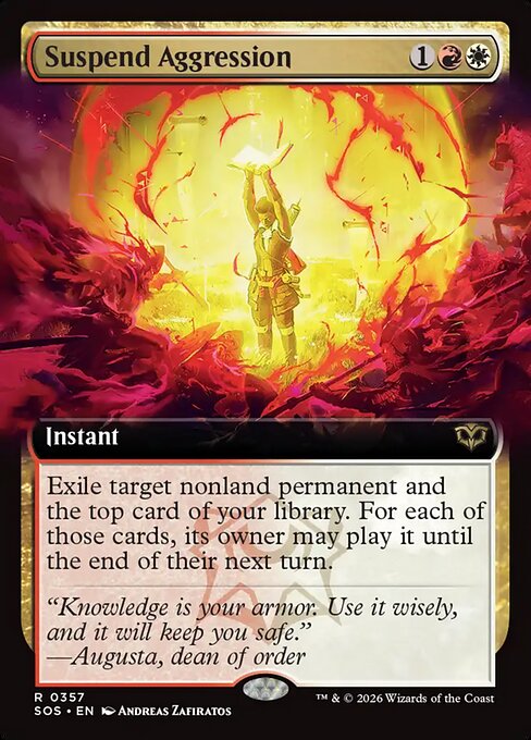 Suspend Aggression - Secrets of Strixhaven - 357