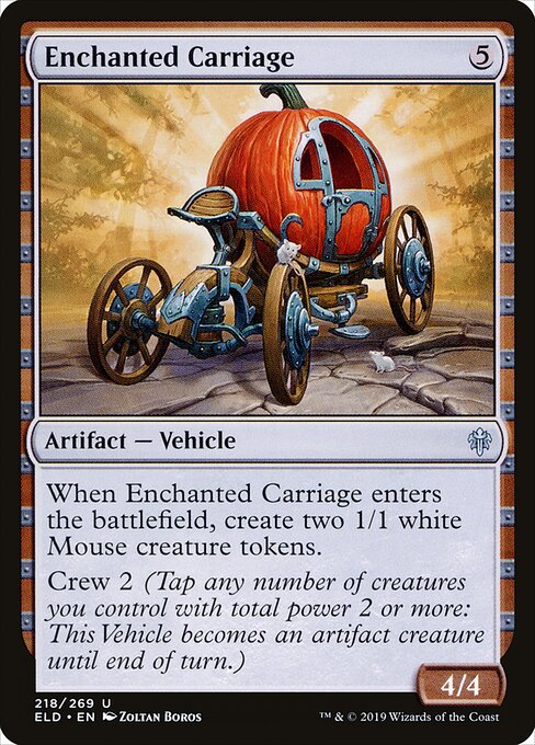 Enchanted Carriage - Throne of Eldraine - 218