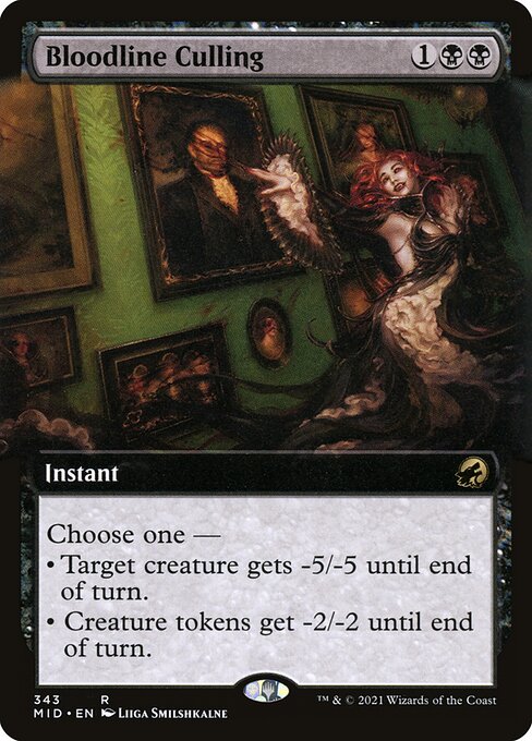 Bloodline Culling - Innistrad: Midnight Hunt - 343