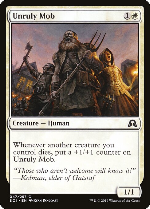 Unruly Mob - Shadows over Innistrad - 47