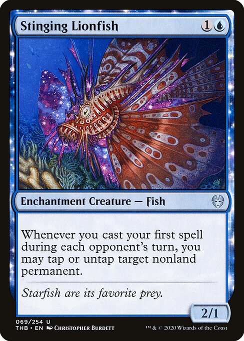 Stinging Lionfish - Theros Beyond Death - 69