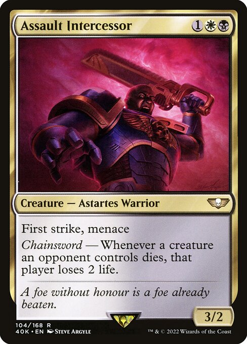 Assault Intercessor - Warhammer 40,000 Commander - 104