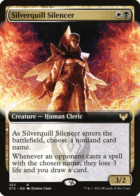 Silverquill Silencer - Strixhaven: School of Mages - 353
