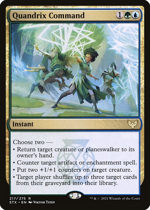Quandrix Command - Strixhaven: School of Mages - 217