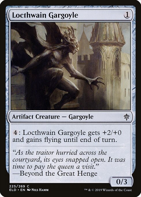 Locthwain Gargoyle - Throne of Eldraine - 225
