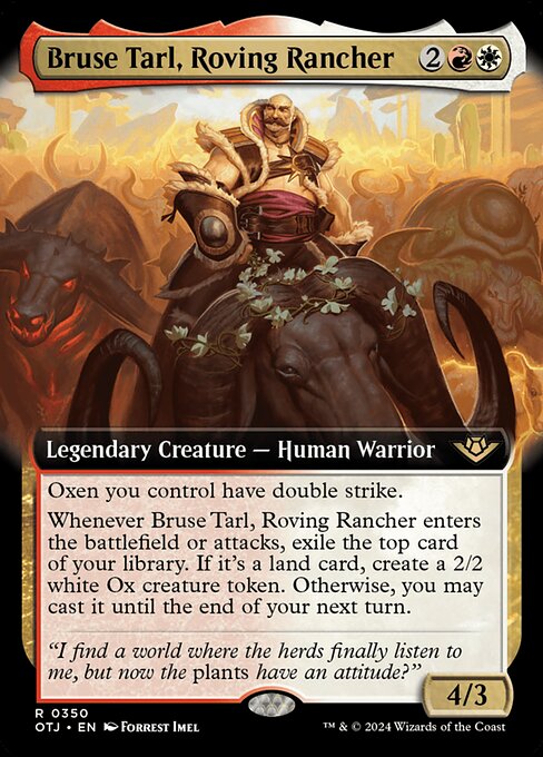 Bruse Tarl, Roving Rancher - Outlaws of Thunder Junction - 350