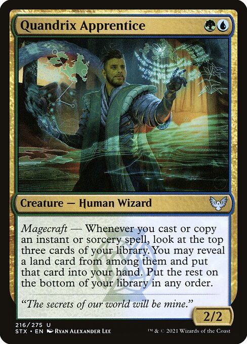Quandrix Apprentice - Strixhaven: School of Mages - 216
