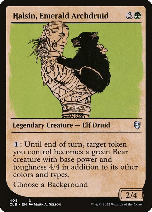 Halsin, Emerald Archdruid - Commander Legends: Battle for Baldur's Gate - 408