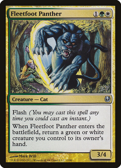 Fleetfoot Panther - Duel Decks: Ajani vs. Nicol Bolas - 12