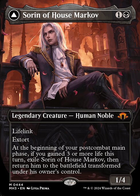 Sorin of House Markov // Sorin, Ravenous Neonate - Modern Horizons 3 - 444