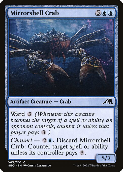 Mirrorshell Crab - Kamigawa: Neon Dynasty - 63
