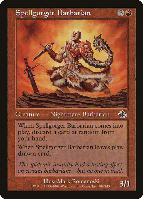 Spellgorger Barbarian - Judgment - 100
