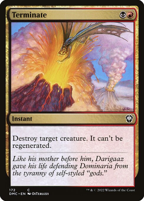 Terminate - Dominaria United Commander - 172