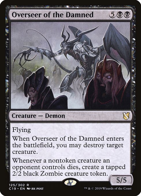 Overseer of the Damned - Commander 2019 - 125