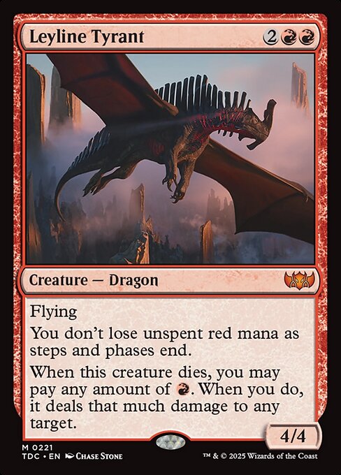 Leyline Tyrant - Tarkir: Dragonstorm Commander - 221
