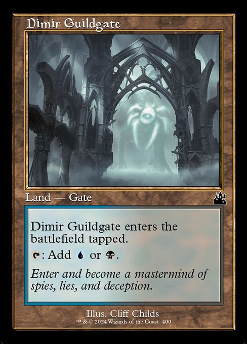 Dimir Guildgate - Ravnica Remastered - 400
