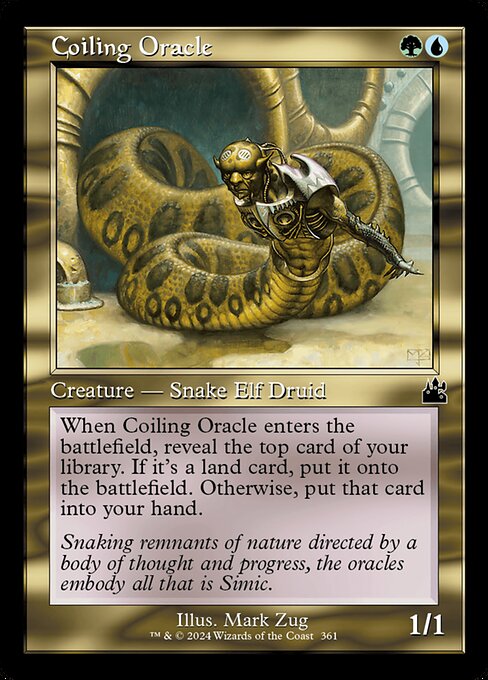 Coiling Oracle - Ravnica Remastered - 361