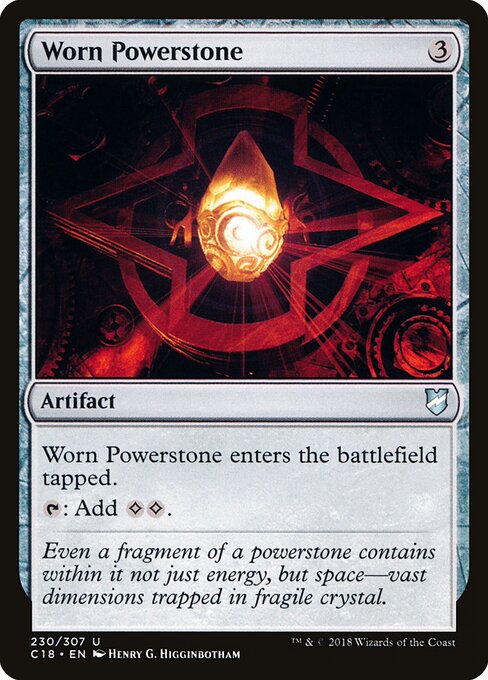 Worn Powerstone - Commander 2018 - 230