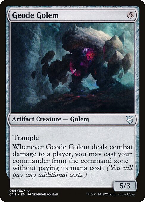 Geode Golem - Commander 2018 - 56