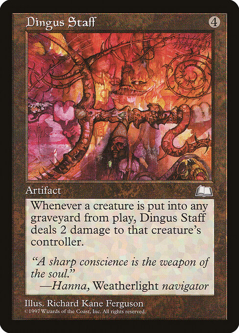 Dingus Staff - Weatherlight - 149