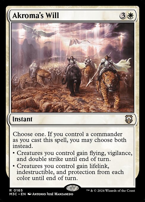 Akroma's Will - Modern Horizons 3 Commander - 165