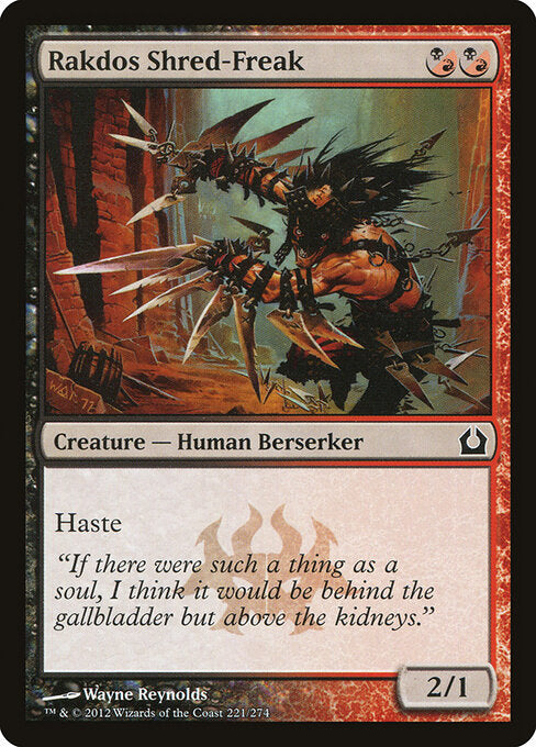 Rakdos Shred-Freak - Return to Ravnica - 221