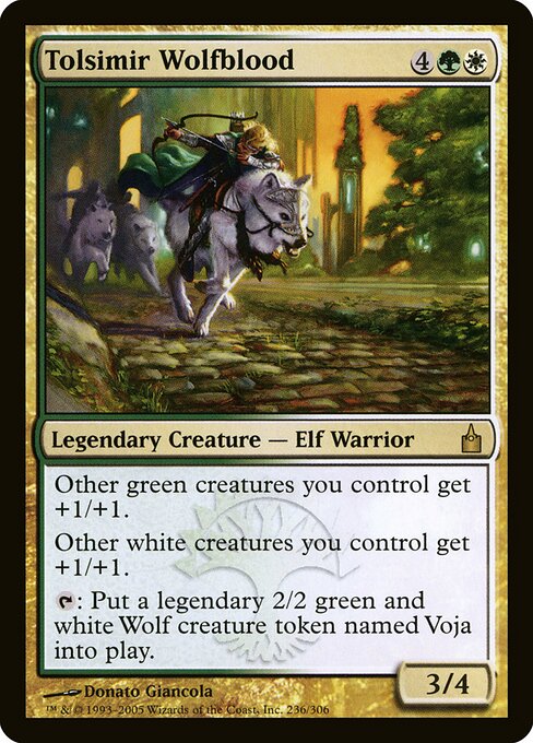 Tolsimir Wolfblood - Ravnica: City of Guilds - 236