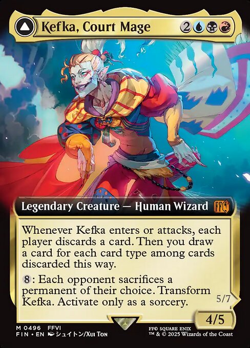 Kefka, Court Mage // Kefka, Ruler of Ruin - Final Fantasy - 496