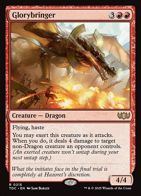 Glorybringer - Tarkir: Dragonstorm Commander - 215