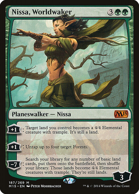 Nissa, Worldwaker - Magic 2015 - 187