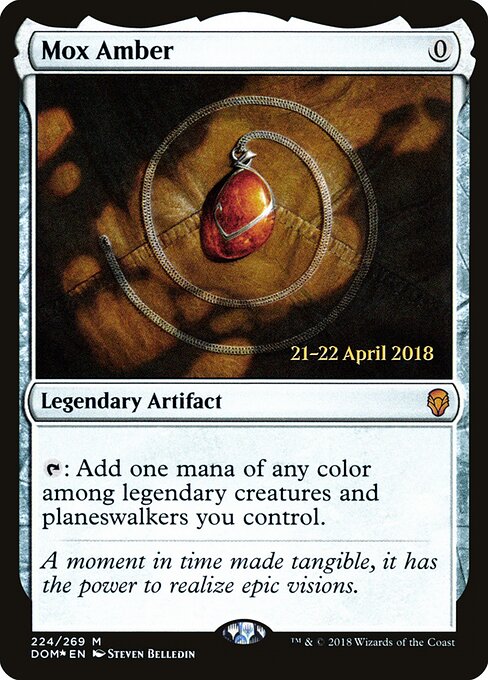 Mox Amber - Dominaria Promos - 224s