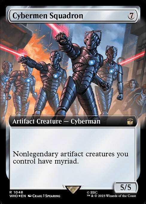 Cybermen Squadron - Doctor Who - 1048