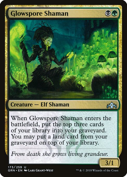 Glowspore Shaman - Guilds of Ravnica - 173