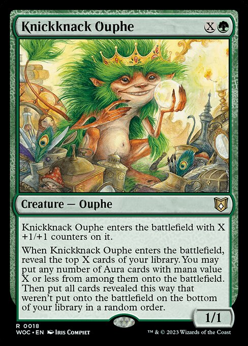 Knickknack Ouphe - Wilds of Eldraine Commander - 18