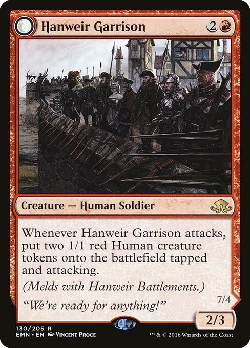 Hanweir Garrison // Hanweir, the Writhing Township - Eldritch Moon - 130