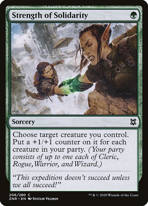 Strength of Solidarity - Zendikar Rising - 206