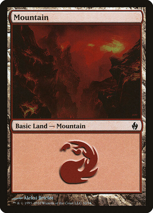 Mountain - Premium Deck Series: Fire and Lightning - 32