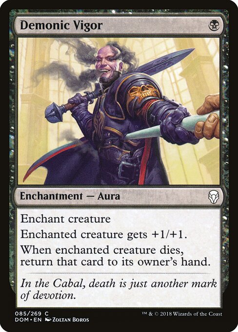 Demonic Vigor - Dominaria - 85