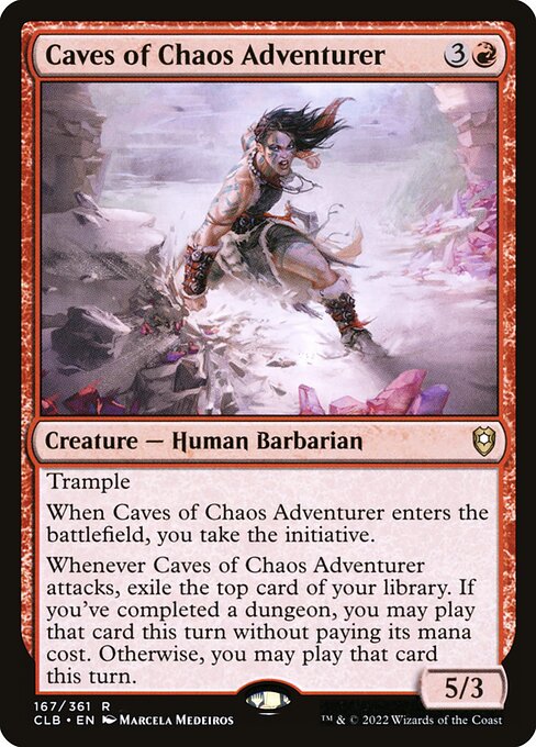 Caves of Chaos Adventurer - Commander Legends: Battle for Baldur's Gate - 167