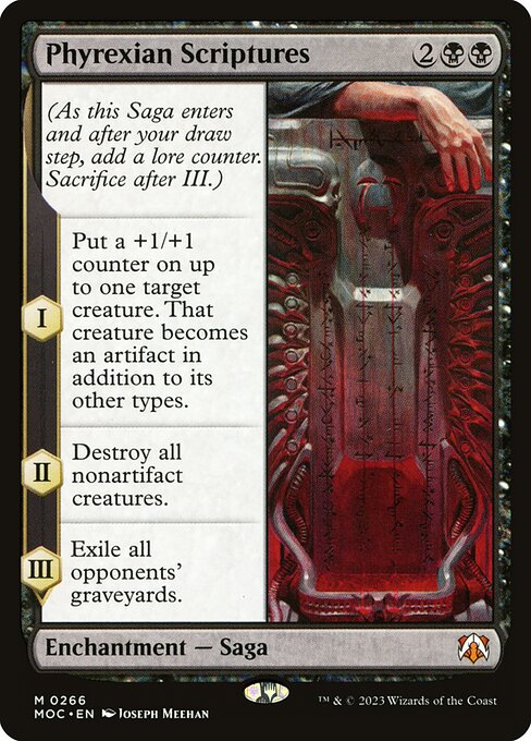 Phyrexian Scriptures - March of the Machine Commander - 266