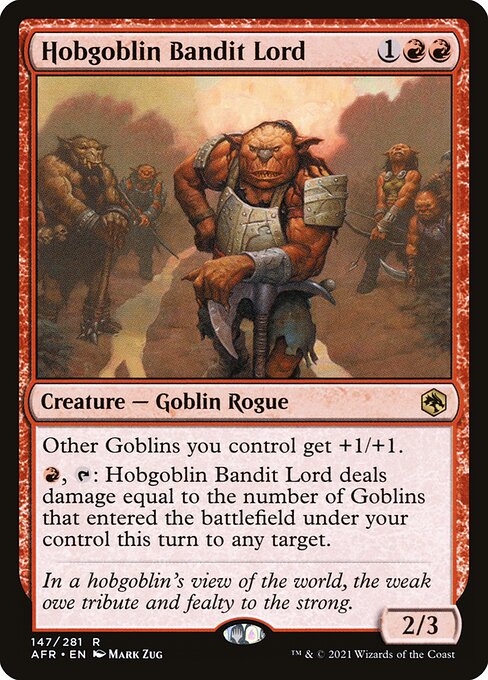 Hobgoblin Bandit Lord - Adventures in the Forgotten Realms - 147