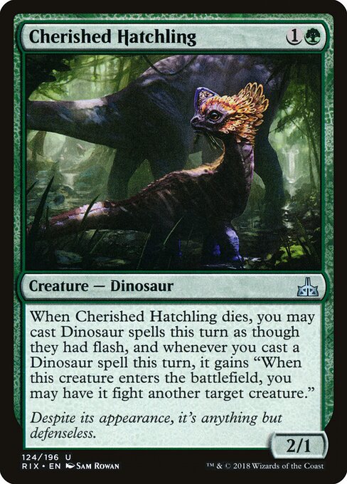 Cherished Hatchling - Rivals of Ixalan - 124