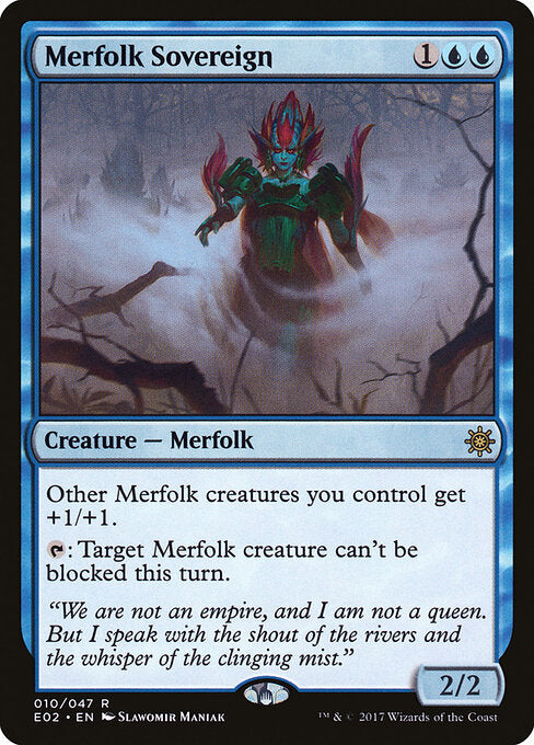 Merfolk Sovereign - Explorers of Ixalan - 10