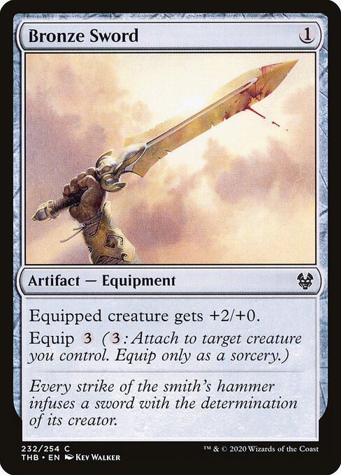 Bronze Sword - Theros Beyond Death - 232