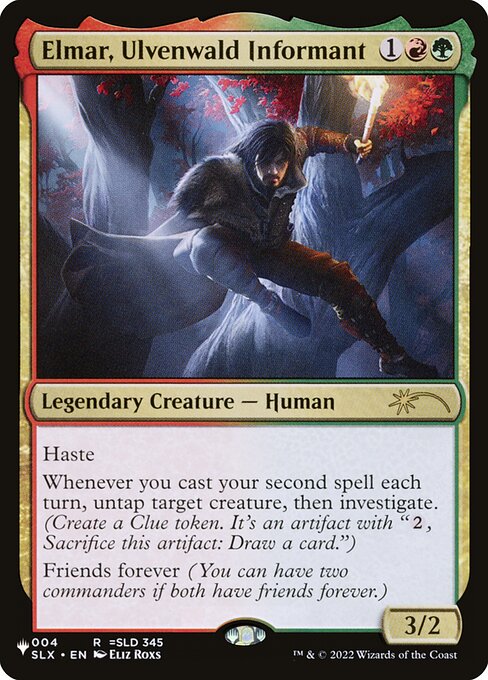 Elmar, Ulvenwald Informant - The List - SLX-4