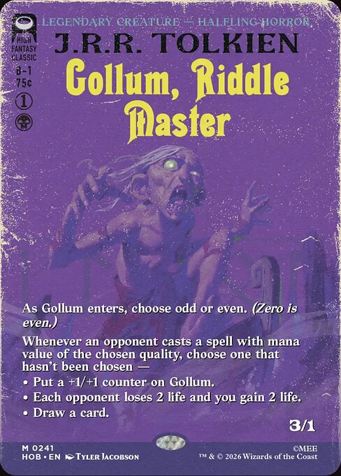 Gollum, Riddle Master - The Hobbit - 241