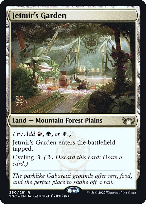 Jetmir's Garden - Streets of New Capenna Promos - 250s